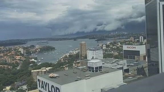 La 'nube-tsunami' de Sydney