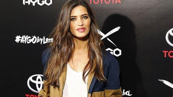 Sara Carbonero durante la presentación de la nueva edición especial del Toyota Aygo en Madrid.