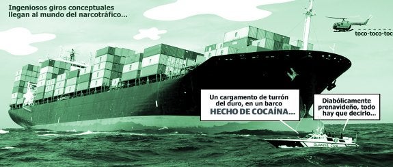 Los 1.450 kilos de cocaína estaban  ocultos en falsos palés de carga