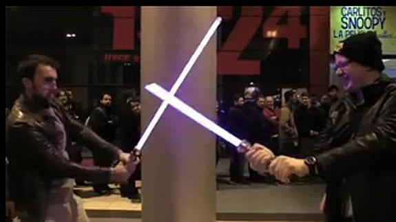 Locura en el estreno de Star Wars