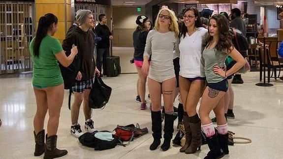 Sin pantalones por Valencia este domingo