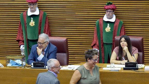 Peremarcha, a la derecha, en Les Corts.