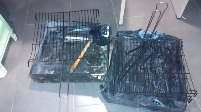 La policía impide una barbacoa en  el cauce del Turia  y decomisa cien kilos de carne