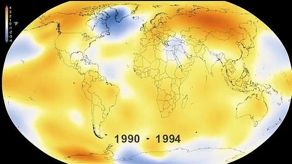 125 años de calentamiento global