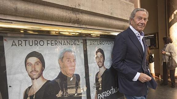 Arturo Fernánez, en el Teatro Olympia.