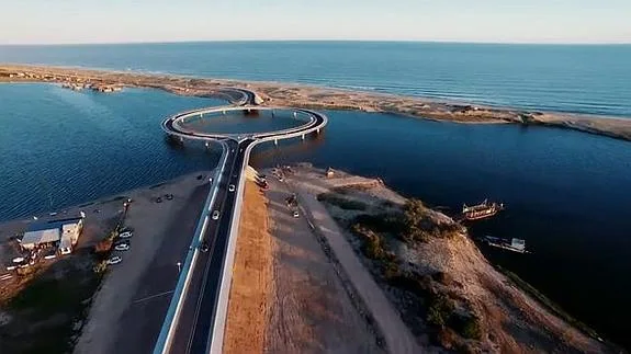 Así es el espectacular puente futurista de Uruguay