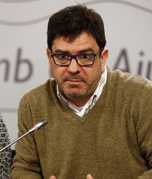 Emili Altur, durante la rueda de prensa. 