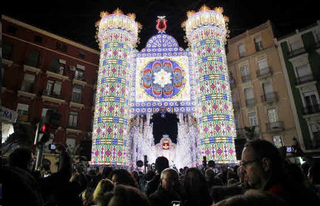 Fallas 2016: Calles iluminadas