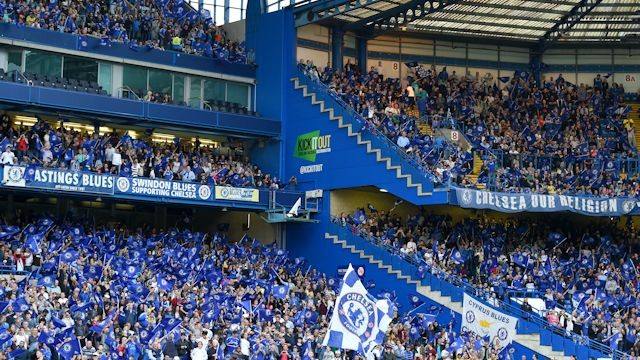 Gradas de Stamford Bridge.