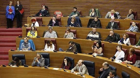 Imagen de Les Corts en el Día Mundial de las Enfemedades Raras.