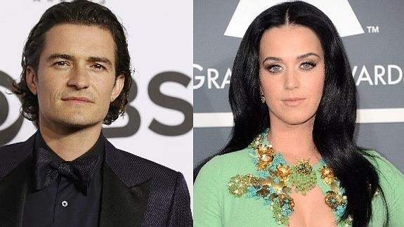 El actor Orlando Bloom y Katy Perry, en una imagen de archivo.