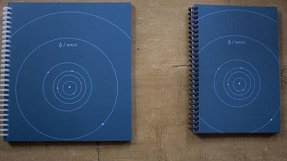 Una libreta que envía tus apuntes al móvil y se borra en el microondas