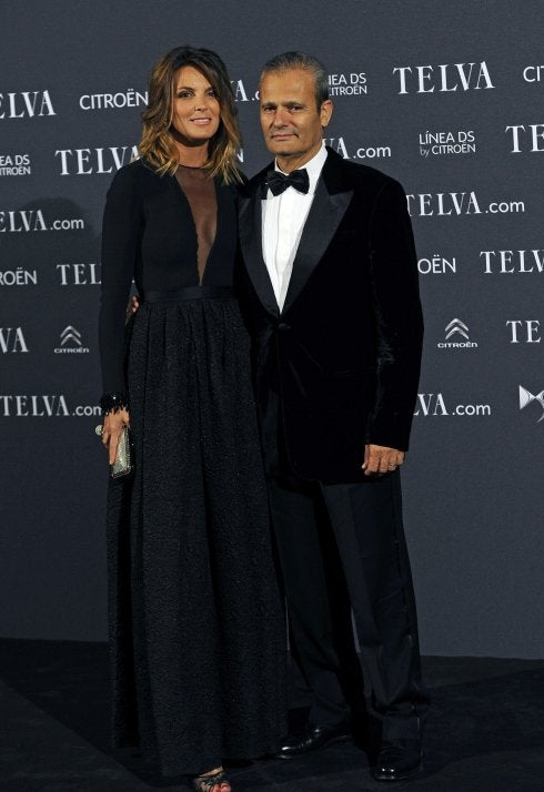 Mar Flores y Javier Merino, en una gala. :: EFE