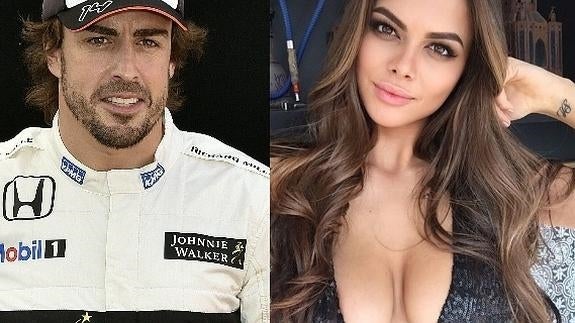 Fernando Alonso podría tener novia, Viki Odintcova