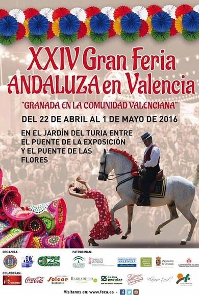 XXIV Feria Andaluza Valencia 2016: La Feria de Abril en Valencia