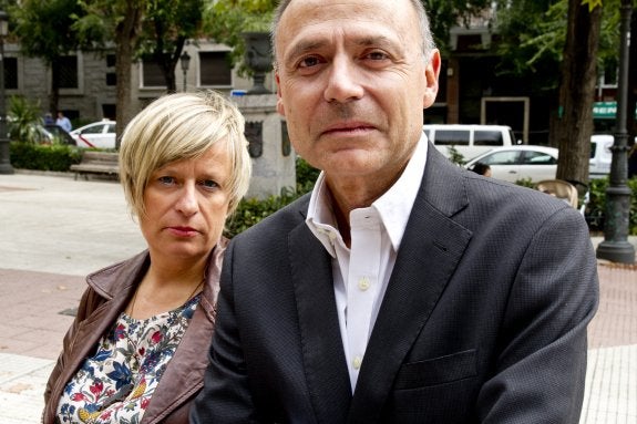 Los autores Nieves Abarca y Vicente Garrido. :: lp