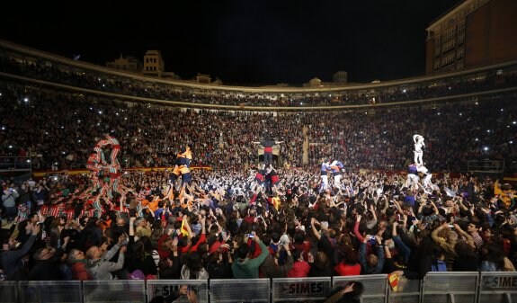 El acto del sábado en la plaza de toros. 