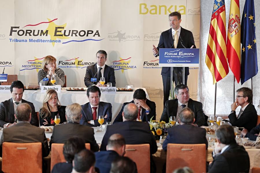 Rafael Catalá, durante su intervención en el Forum Europa.