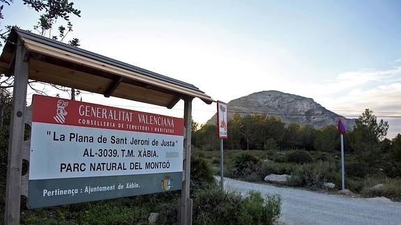 Imagen de la Plana de San Jerónimo de Xàbia, situada en pleno corazón del parque natural del Montgó.