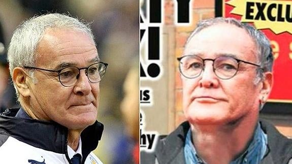 Ranieri y su doble, Alan Ashcroft.