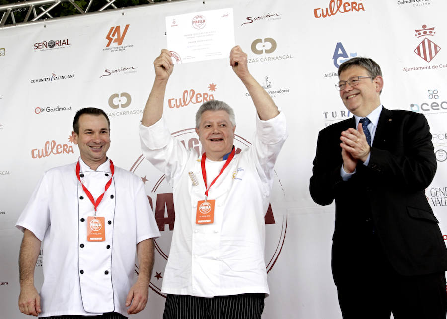 El restaurante Casa Granero gana el I Concurso Nacional de Paella de Cullera.