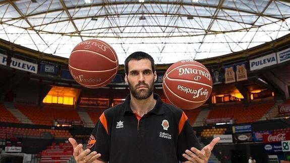 Fernando San Emeterio, jugador del Valencia Basket.