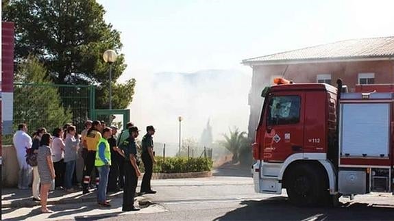 Incendio en el CITA de Segorbe.