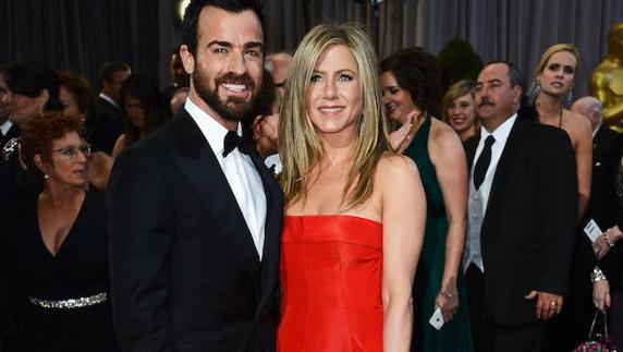 Justin Theroux y Jennifer Aniston, en una imagen de archivo.