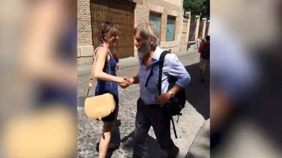 Harrison Ford visita España junto a Calista Flockhart