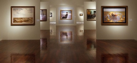 Una exposición instalada en el Museo de Bellas Artes de Valencia. 