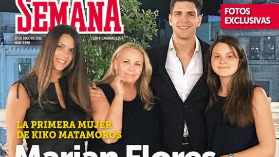 Diego Matamoros enfada a su madre con una 'polémica' foto de familia