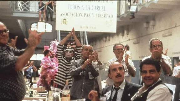 Los actores españoles en 'Todos a la cárcel'.