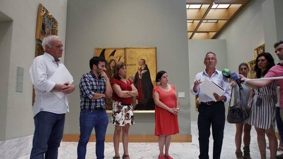 Antonio Bravo explica la situación del museo tras la destitución de Paz Olmos.