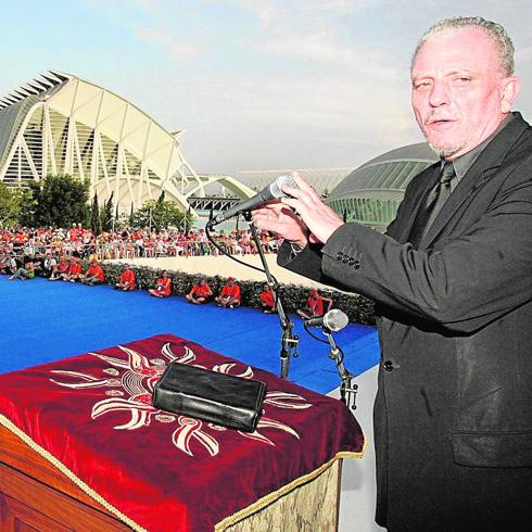 Kiko Argüello, durante el acto que se celebró en 2006.