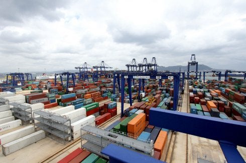 La terminal TTI Algeciras, gestionada por Hanjin. 