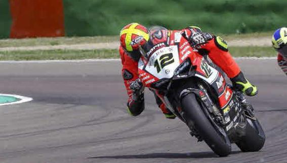 Xavi Forés, el pasado mayo en el circuito de Imola.