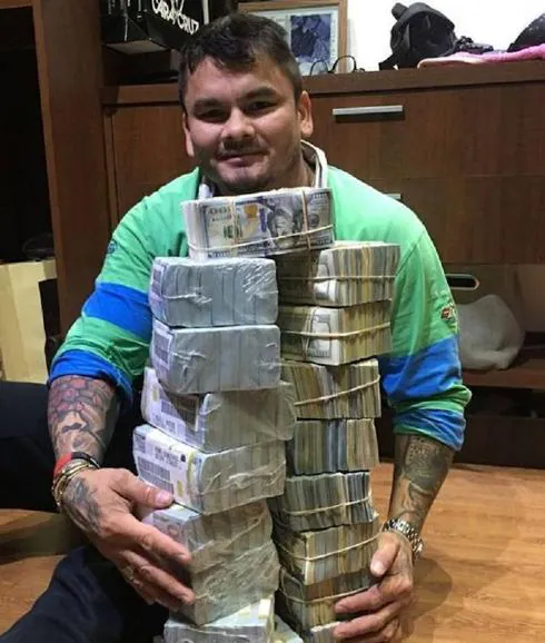 La foto eliminada que el 'Chino' Maidana subió en su cuenta de Facebook. 