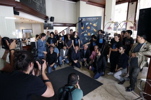 Presentación de la última edición de Cinema Jove, el pasado junio. :: irene marsilla