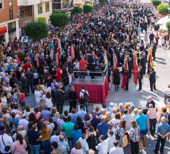 Desfile de bandas que tuvo lugar este fin de semana. :: lp