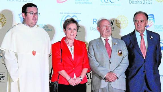 Cristian Peña, Luisa Salvador, Isidoro Alés y Juan Orts.