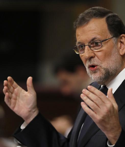 Mariano Rajoy, en el debate de investidura.