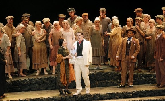 Representación de la ópera 'El Gato Montés' en el Palau de les Arts. :: 