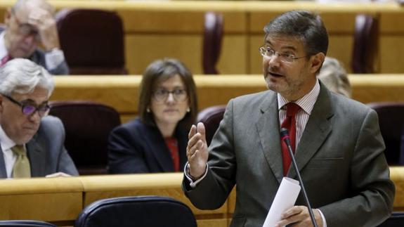 Rafael Catalá: «Cada uno tendrá sobre su conciencia las barbaridades que ha dicho sobre Barberá sin ninguna prueba»