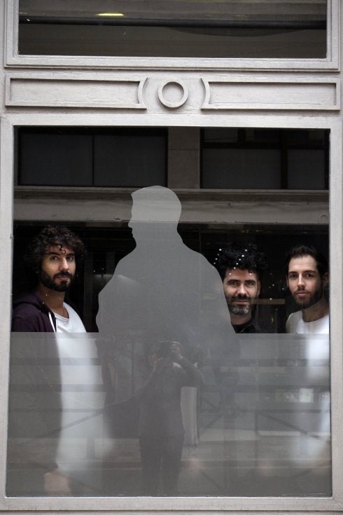 Izal, minutos antes de la entrevista. :: irene marsilla