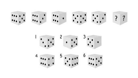 ¿Qué dado sigue la secuencia?