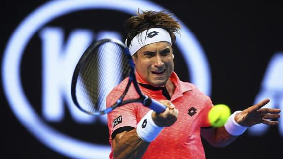 Ferrer, en us partido de primera ronda. 