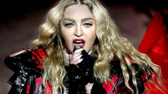 La cantante Madonna durante una de sus últimas actuaciones. 