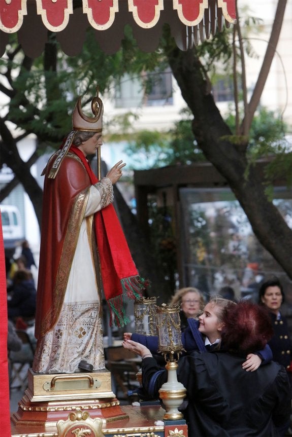 San Blas, el porrat y las galletas