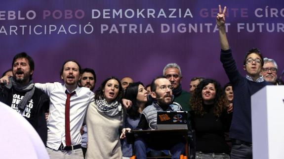 Asamblea Ciudadana de Podemos en Vistalegre. 