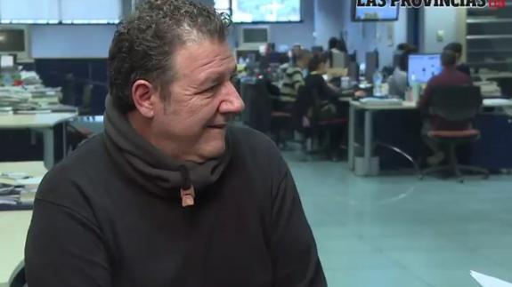 Carlos Goñi, en una entrevista para LAS PROVINCIAS.